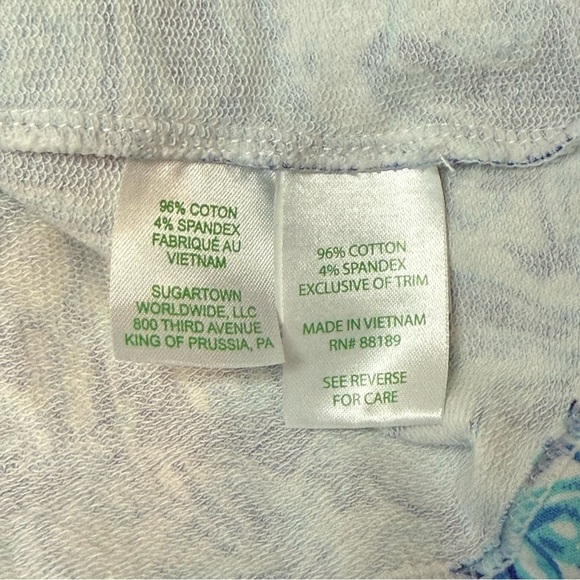 Lilly Pulitzer Skipper Popover Bomber Blue Get Trunky Small Elephant Sporty EUC - Picture 11 of 12